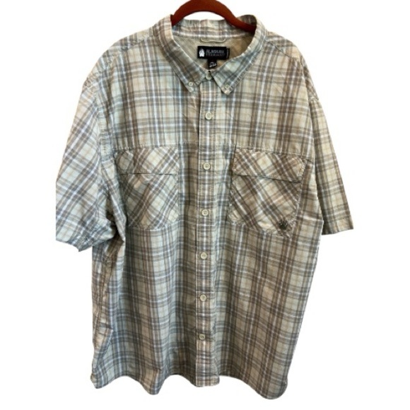 Alaskan Hardgear by Duluth Trading Co Plaid CoolMax Short Sleeve Shirt Men’s 3XL - Picture 1 of 8